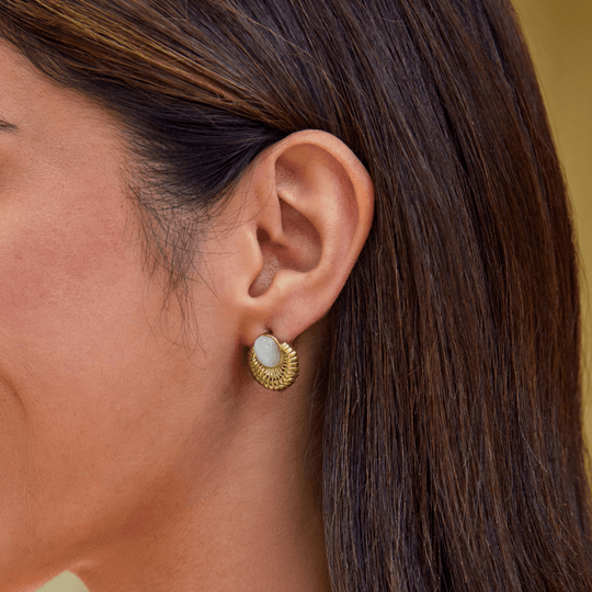 Boucles d'oreilles Cat Eye en or Bohemia