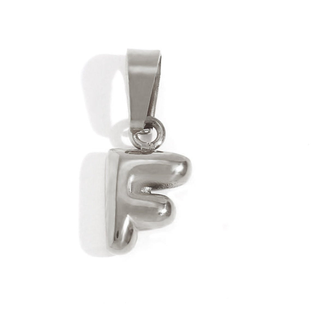 Collier en lettres bulles