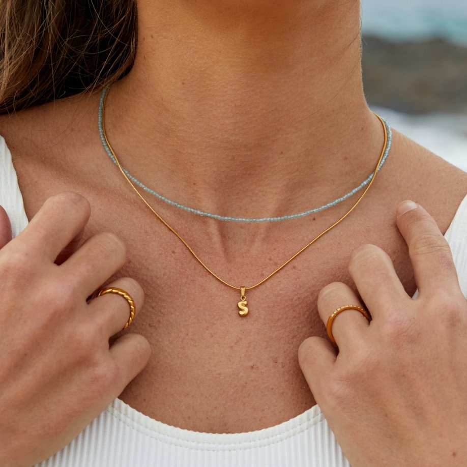 Collier Lettres Bulle