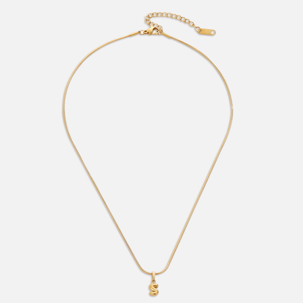Collier Lettres Bulle