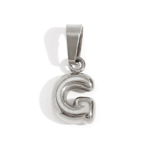 Collier en lettres bulles