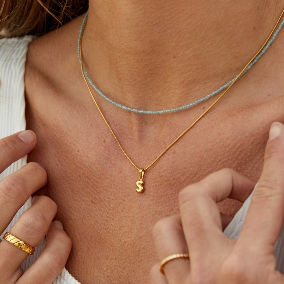 Collier Lettres Bulle