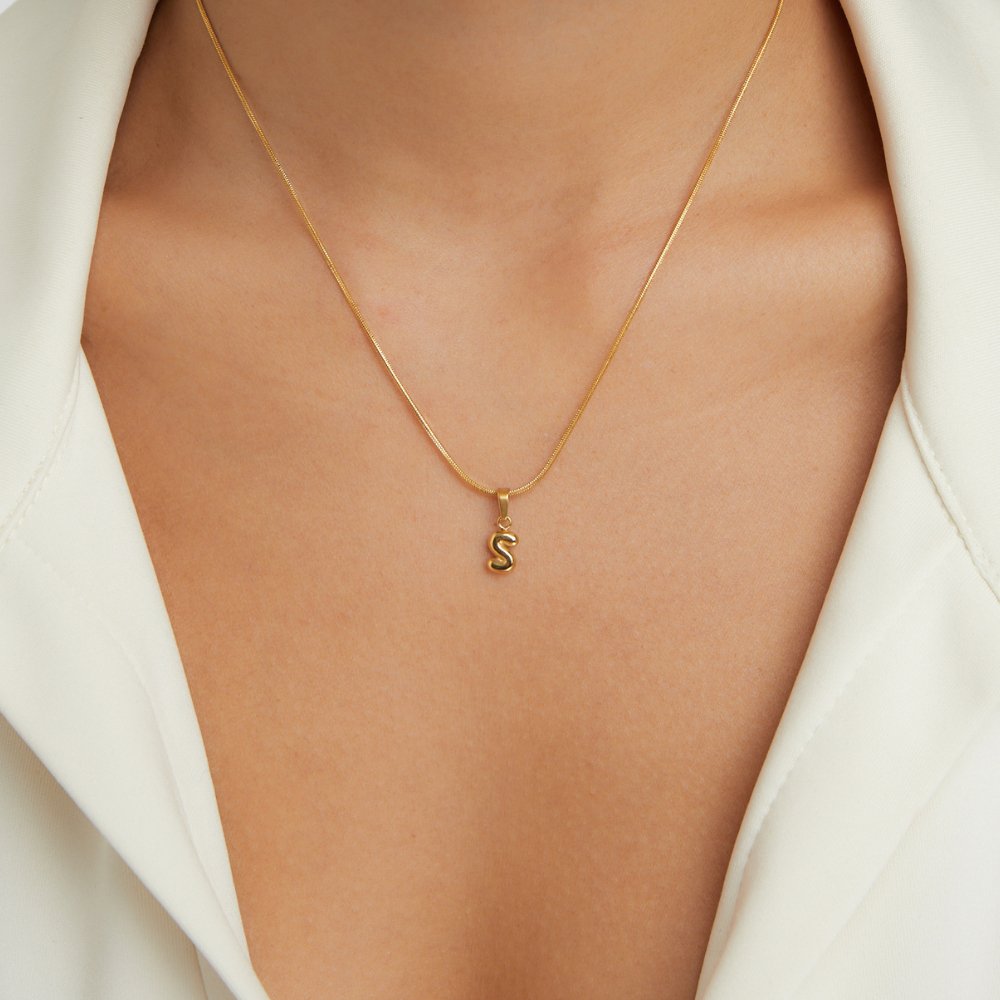 Collier Lettres Bulle