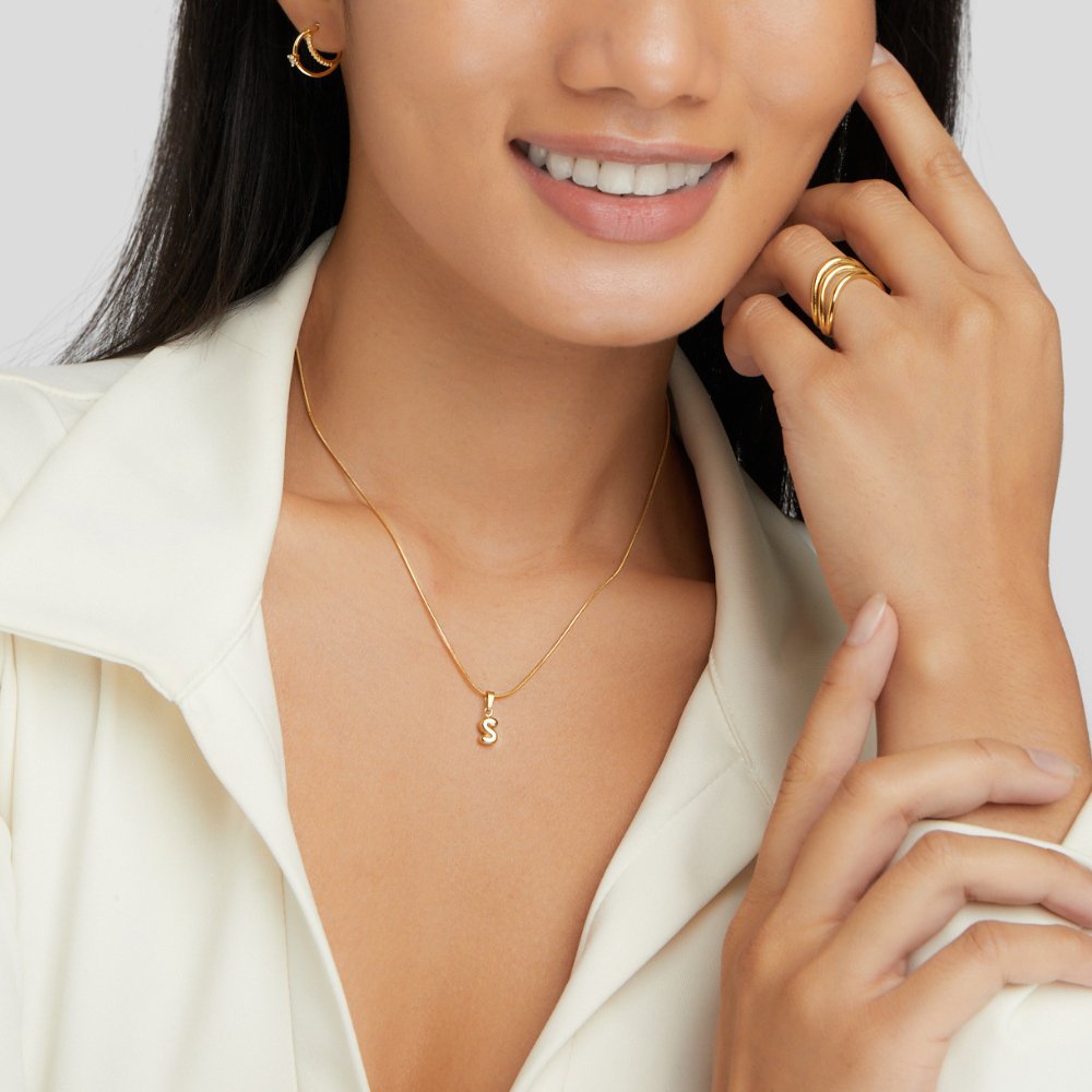 Collier Lettres Bulle