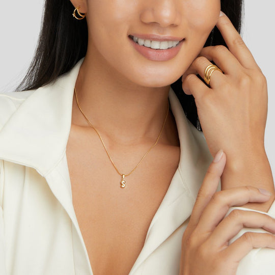 Collier Lettres Bulle