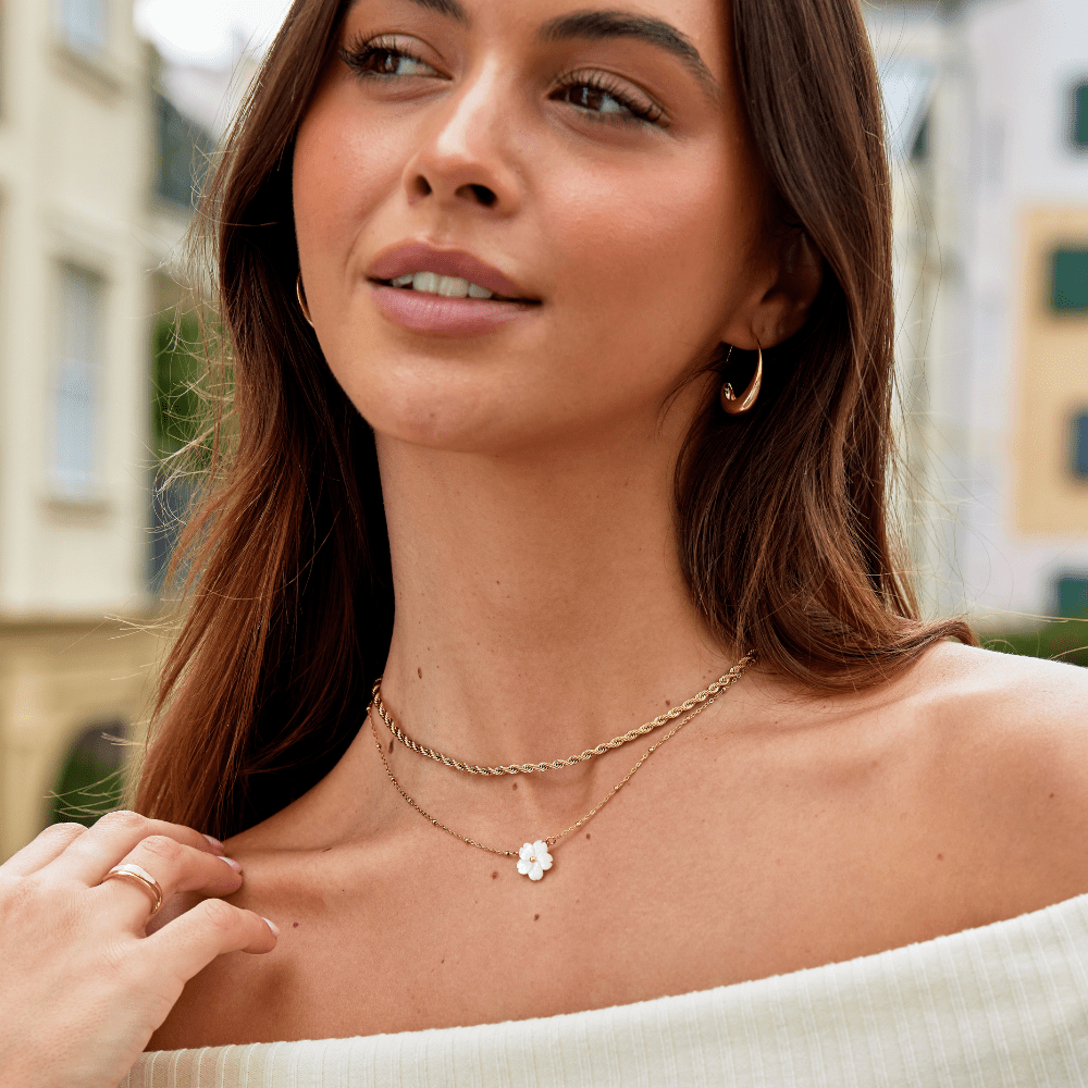 Collier Calla Chaîne Torsadée en Or