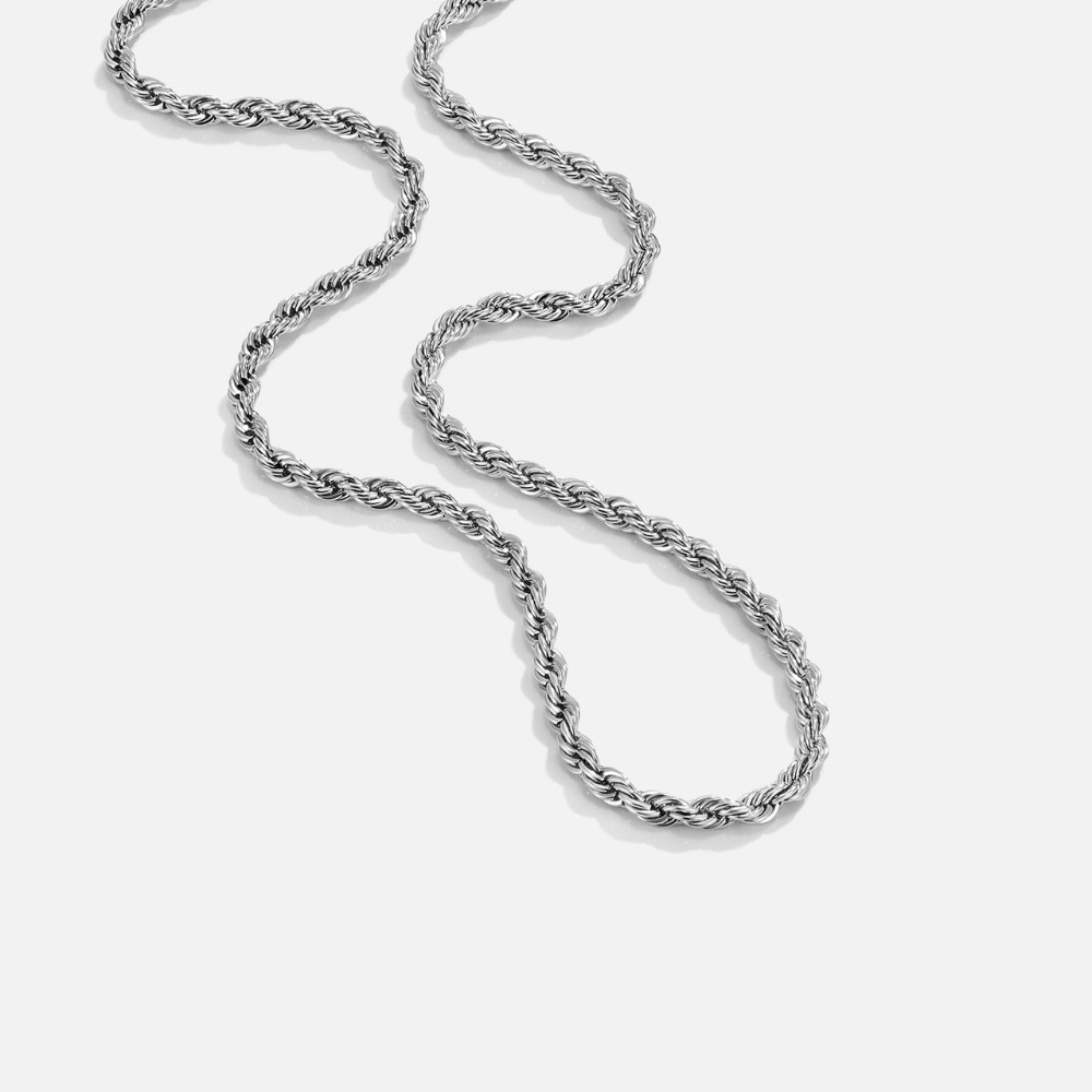 Collier en Chaîne Tordue Calla Argent
