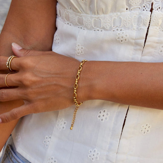 Bracelet à maillons noués Cami