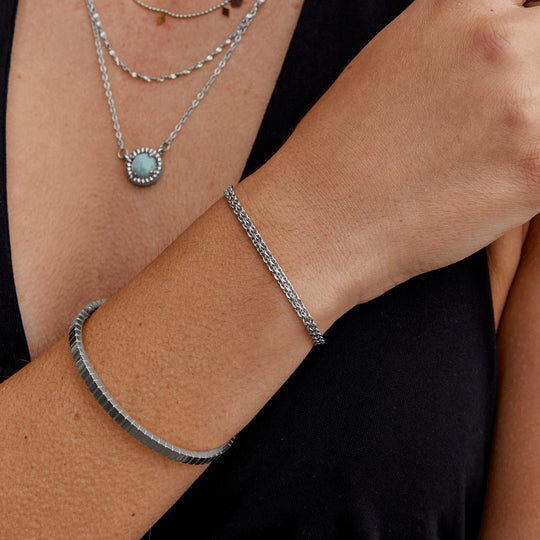 Bracelet en chaîne argent Capri