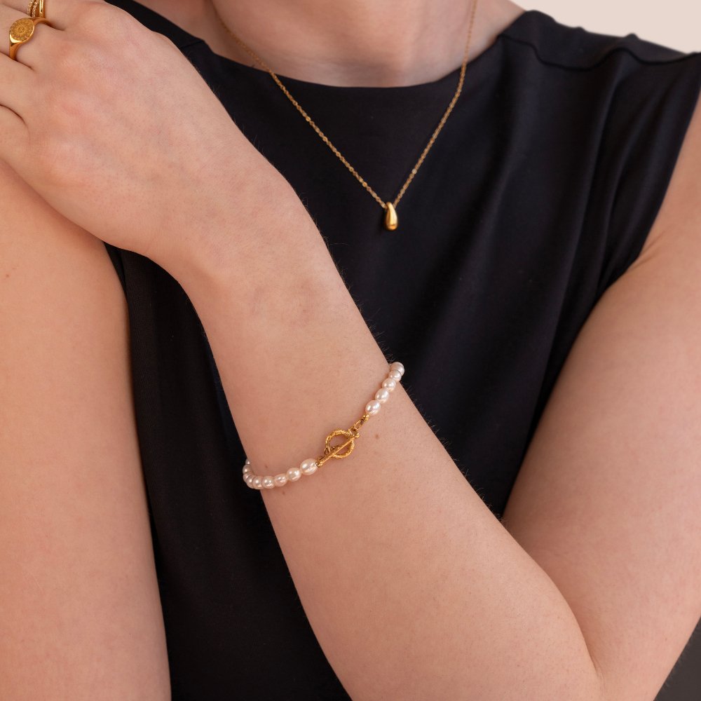 Bracelet en lien de perles Cara