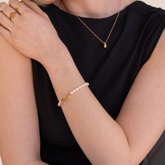 Bracelet en lien de perles Cara