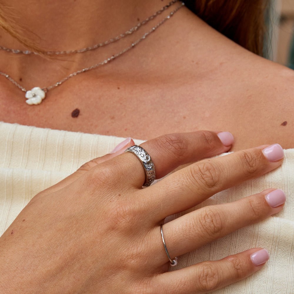 Bague Argent Céleste
