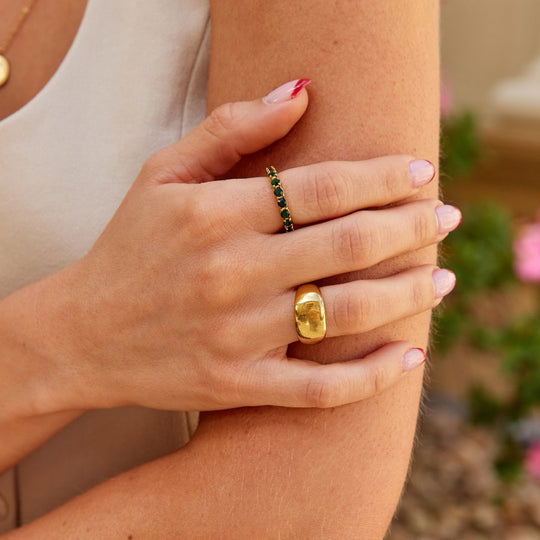 Bague Chunky Or Celia