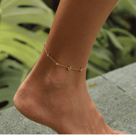 Bracelet de cheville en or Charlie
