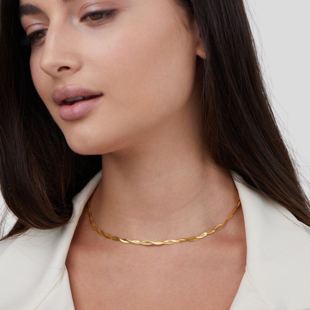 Collier en Chaîne Serpent Chiara Twist
