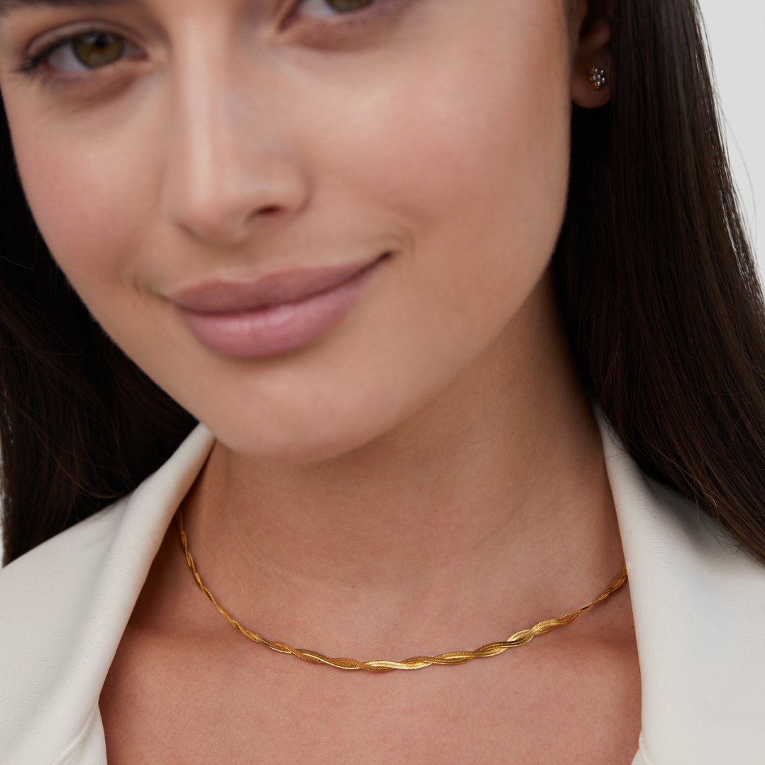 Collier en Chaîne Serpent Chiara Twist