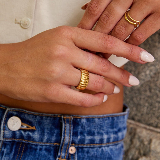 Bague Chunky Calira en Or