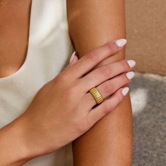 Bague Chunky Calira en Or