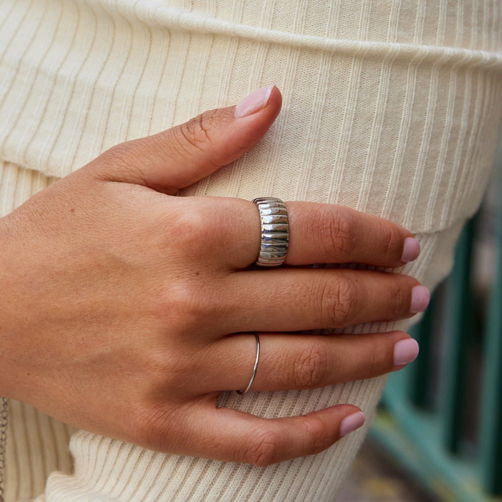 Bague Chunky Calira Argent