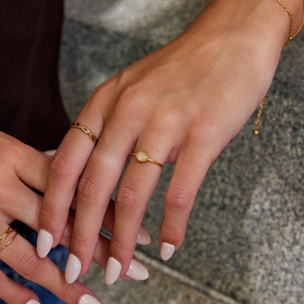 Bague Clara en Pierre Goutte