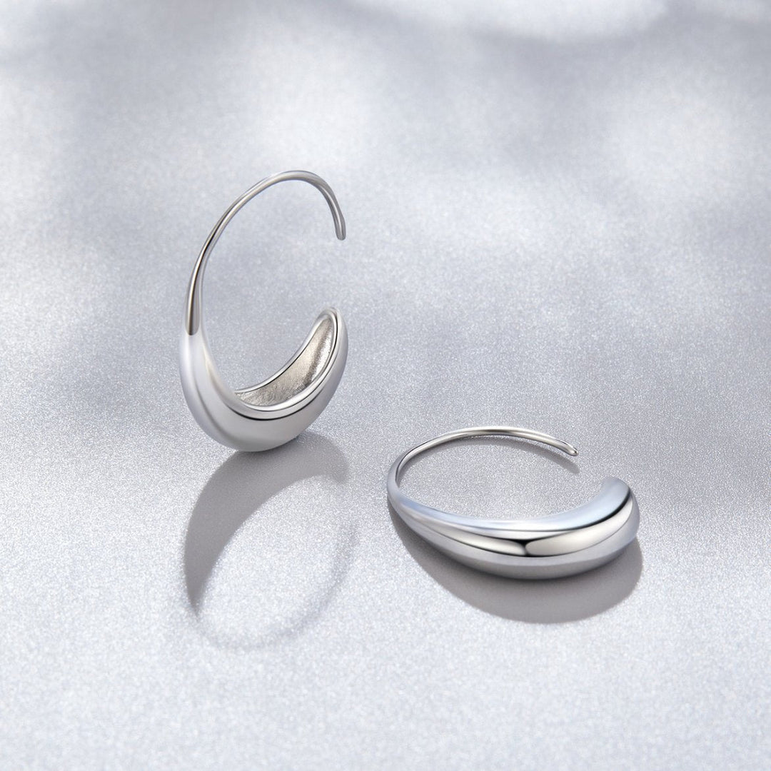 Boucles d'Oreilles Créoles Argent Classiques