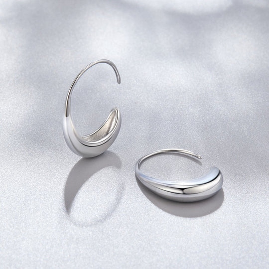 Boucles d'Oreilles Créoles Argent Classiques
