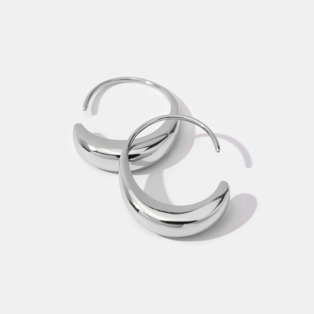 Boucles d'Oreilles Créoles Argent Classiques