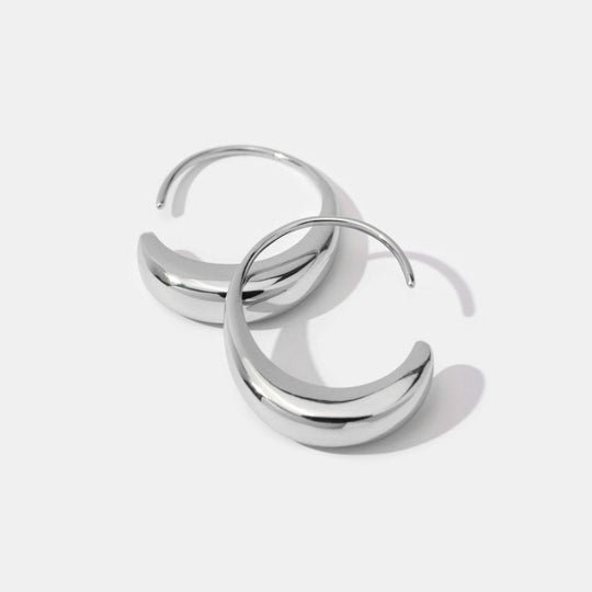 Boucles d'Oreilles Créoles Argent Classiques