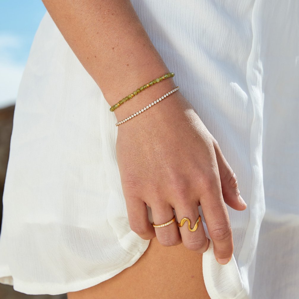 Bracelet de Tennis Cordelia en Or