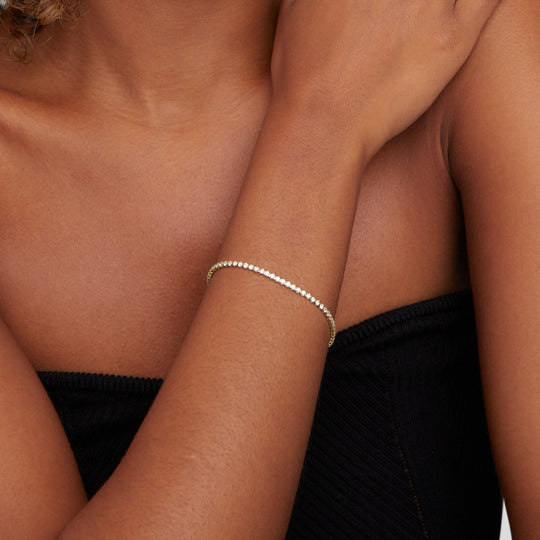 Bracelet de Tennis Cordelia en Argent