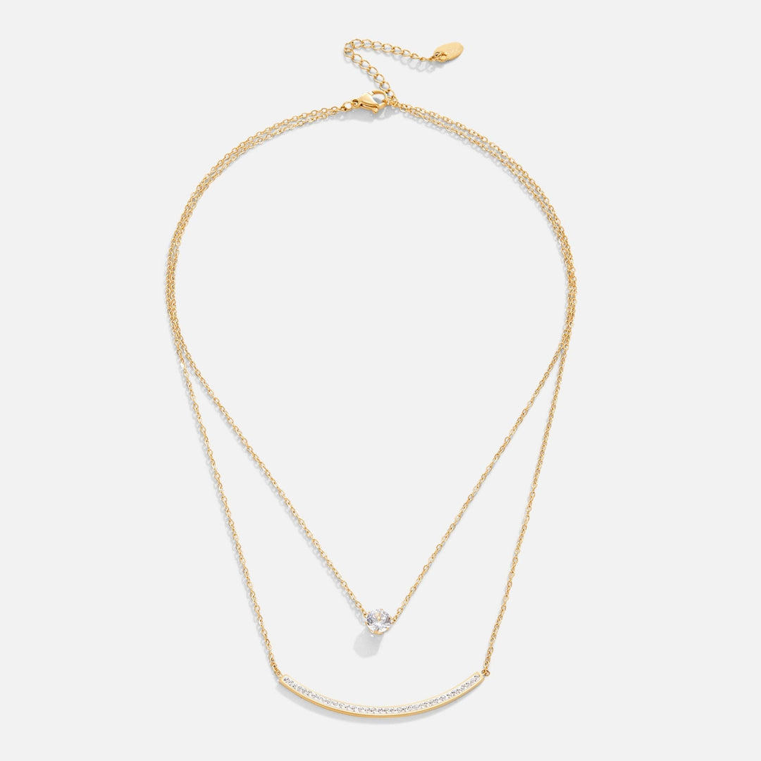 Collier Superposé en Cristal Délicat