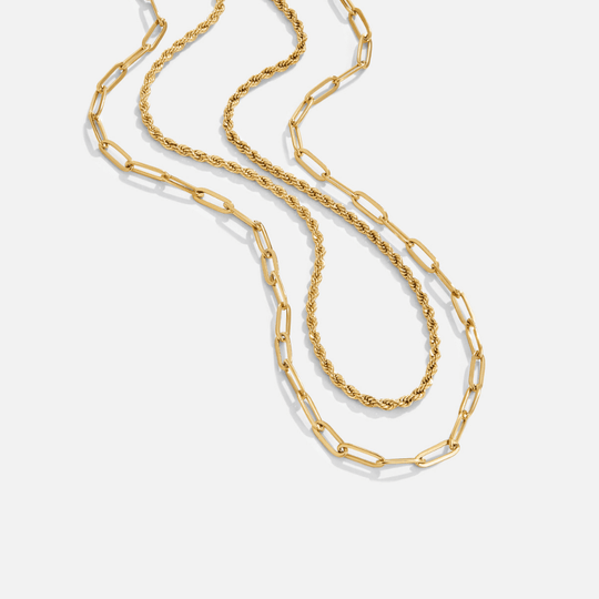 Collier en Chaîne de Clips en Papier à Couches Dara