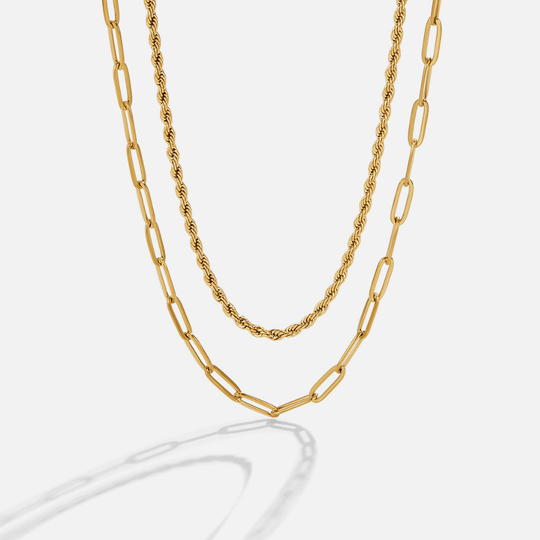 Collier en Chaîne de Clips en Papier à Couches Dara