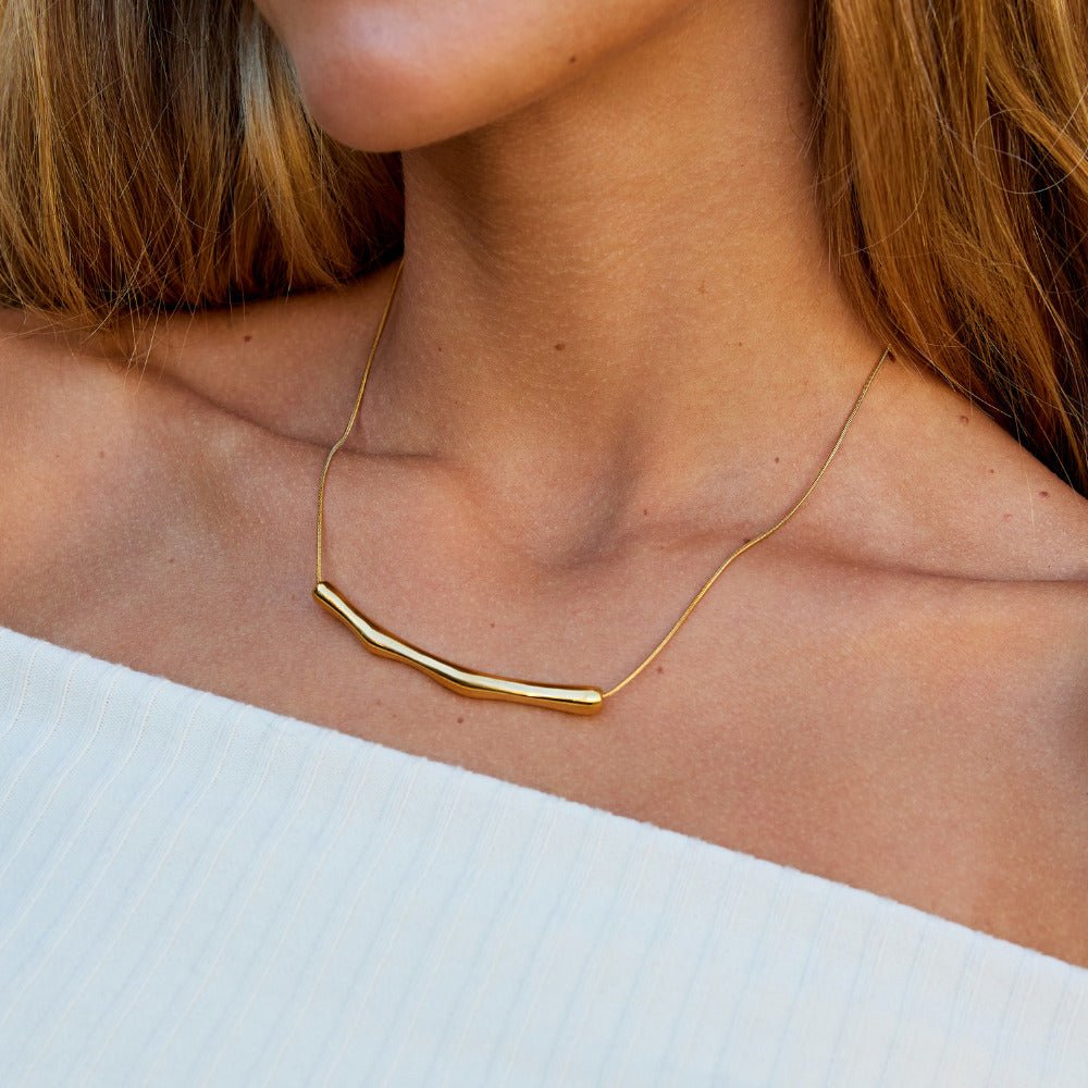 Collier Bambou Deana en Or