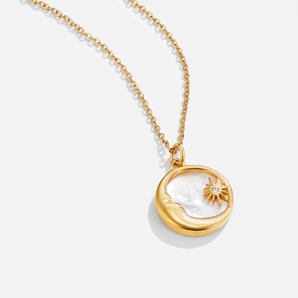 'Rêver dans les Nuages' Collier Lune & Étoiles