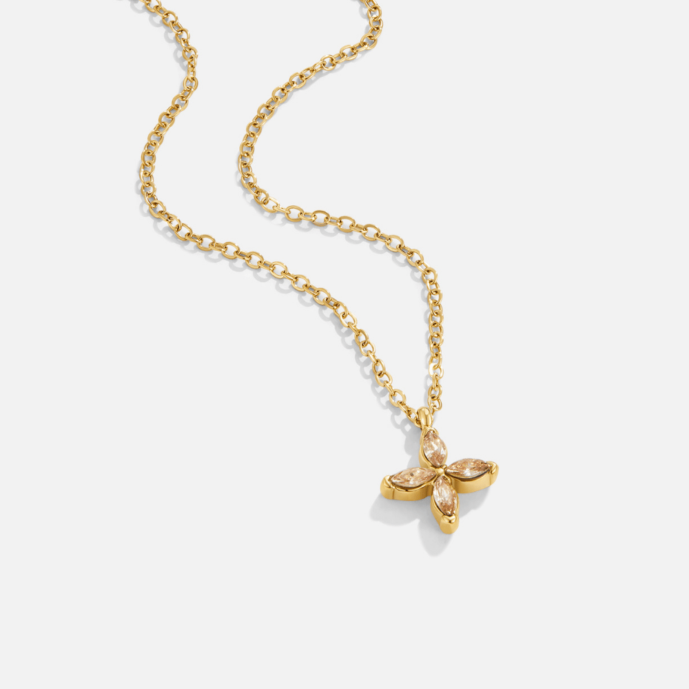 Collier Pétale de Cristal Elowyn