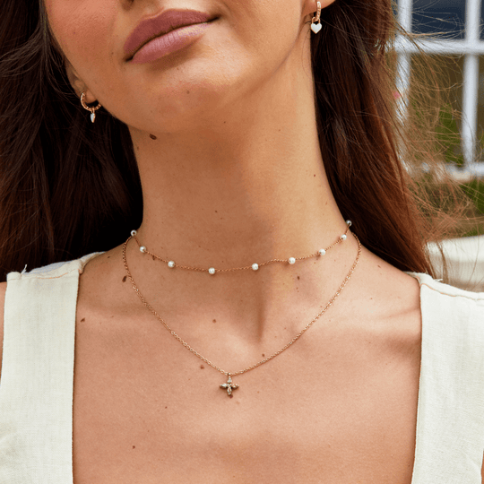 Collier Pétale de Cristal Elowyn
