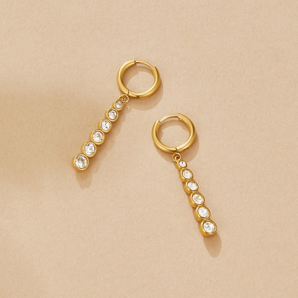 Boucles d'oreilles en cristal Emily