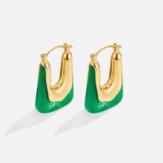 Boucles d'oreilles carrées Esme