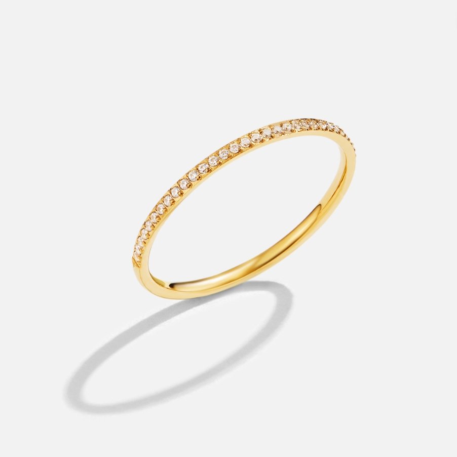 Bague en Cristal 18K Éternité