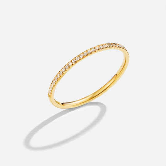 Bague en Cristal 18K Éternité