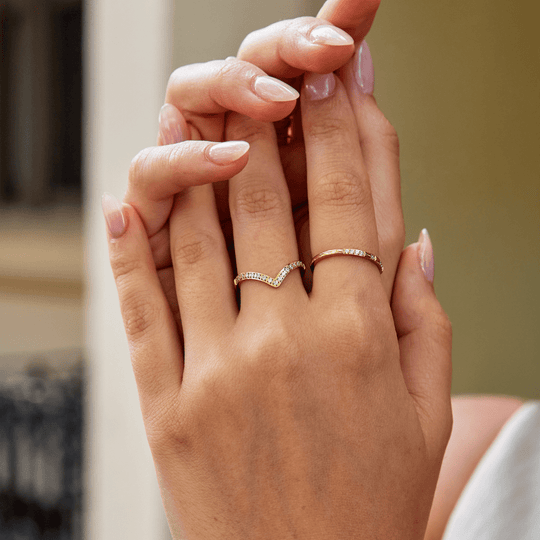 Bague en Cristal Couronne d'Éternité