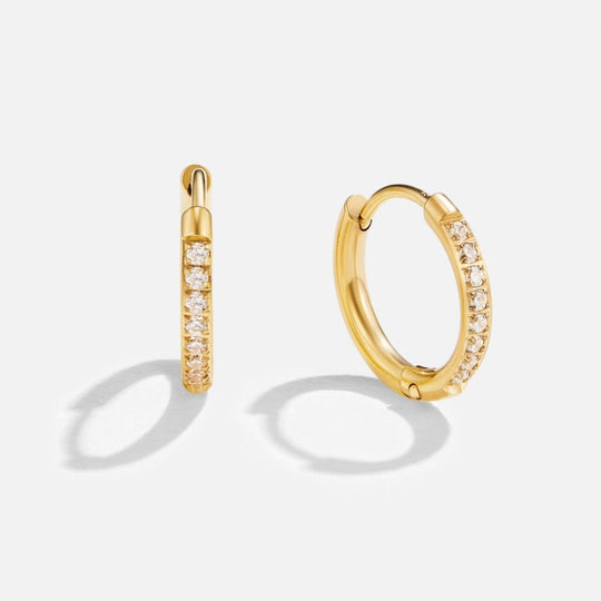 Boucles d'Oreilles Créoles Éternité en Or