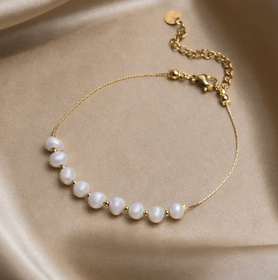 Bracelet en perles d'eau douce Eva