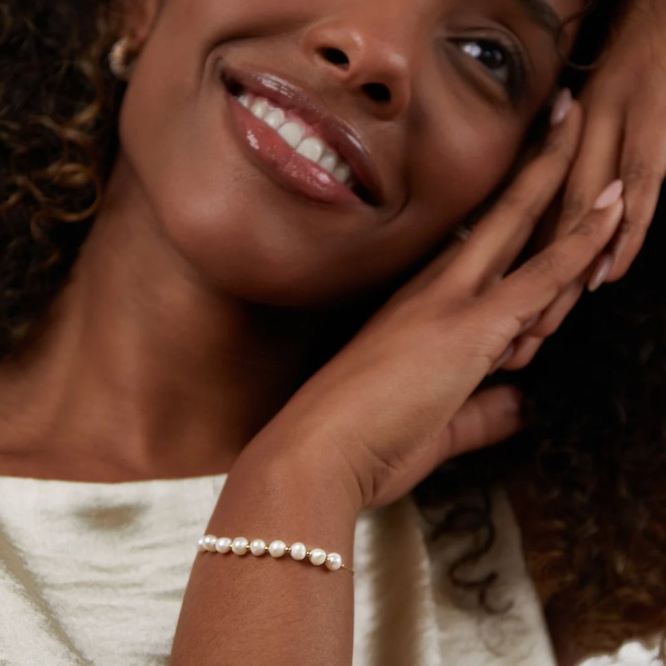 Bracelet en perles d'eau douce Eva