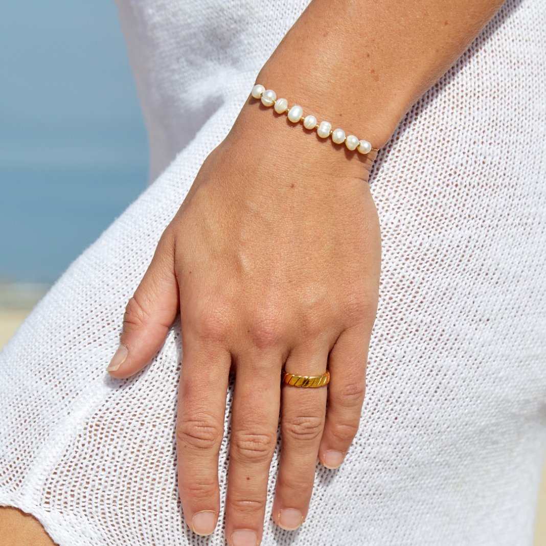 Bracelet en perles d'eau douce Eva