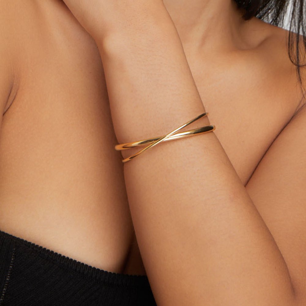 Bracelet Twist en Or Eva
