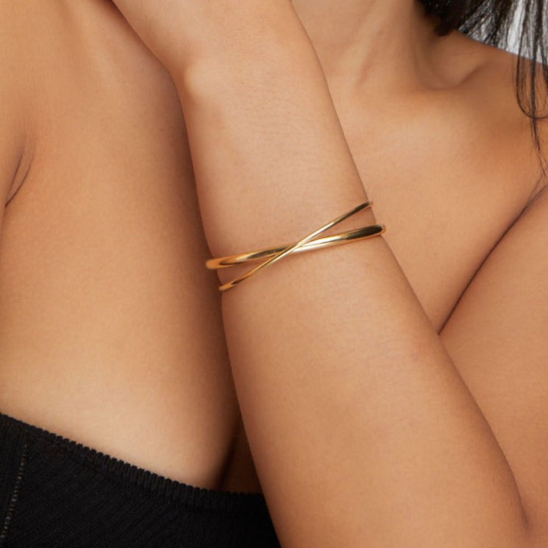 Bracelet Twist en Or Eva