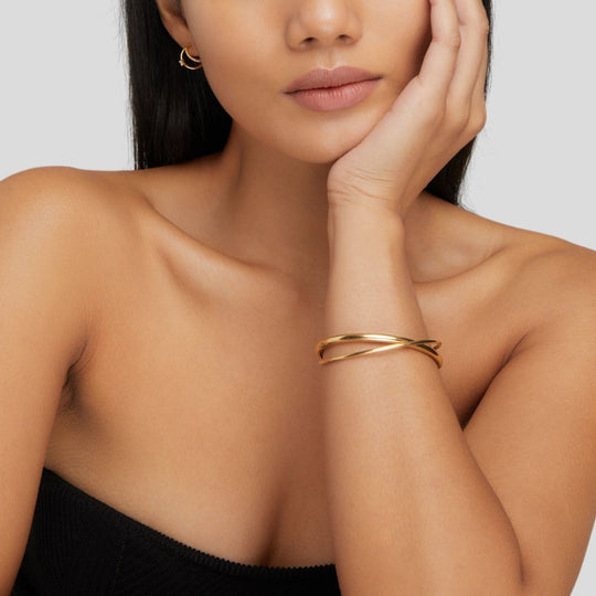 Bracelet Twist en Or Eva