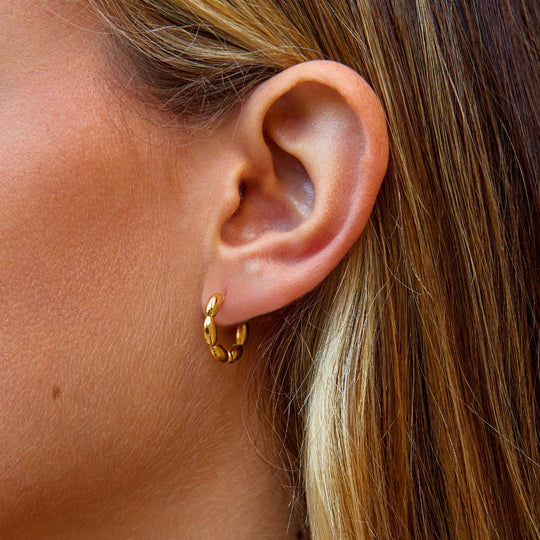 Boucles d'oreilles en forme de cerceau Evan
